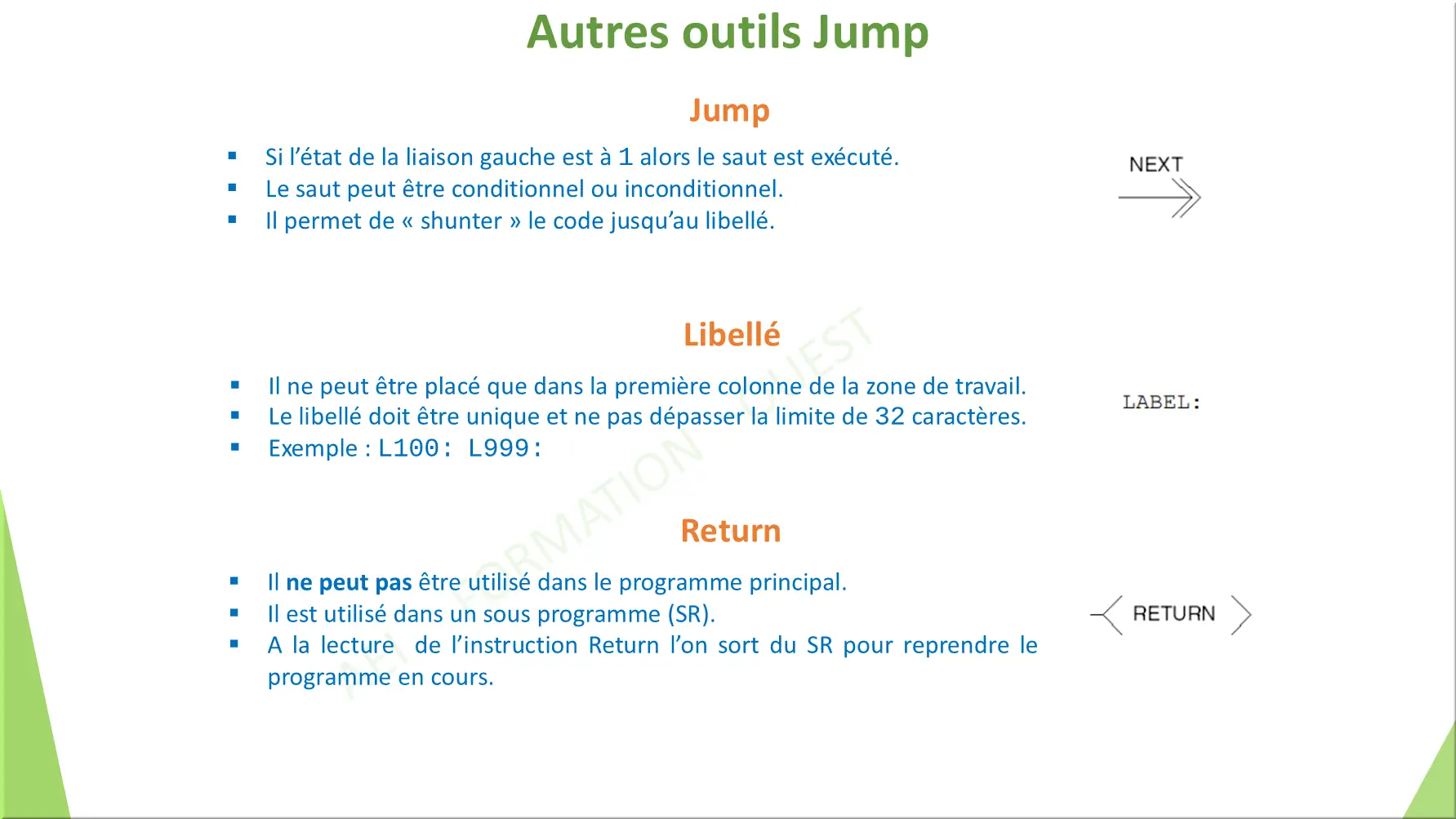 Autres outils Jump
